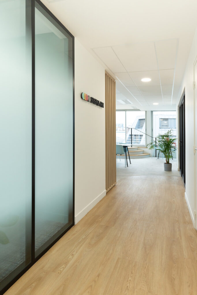 Détail mobilier sur mesure et ambiance végétale